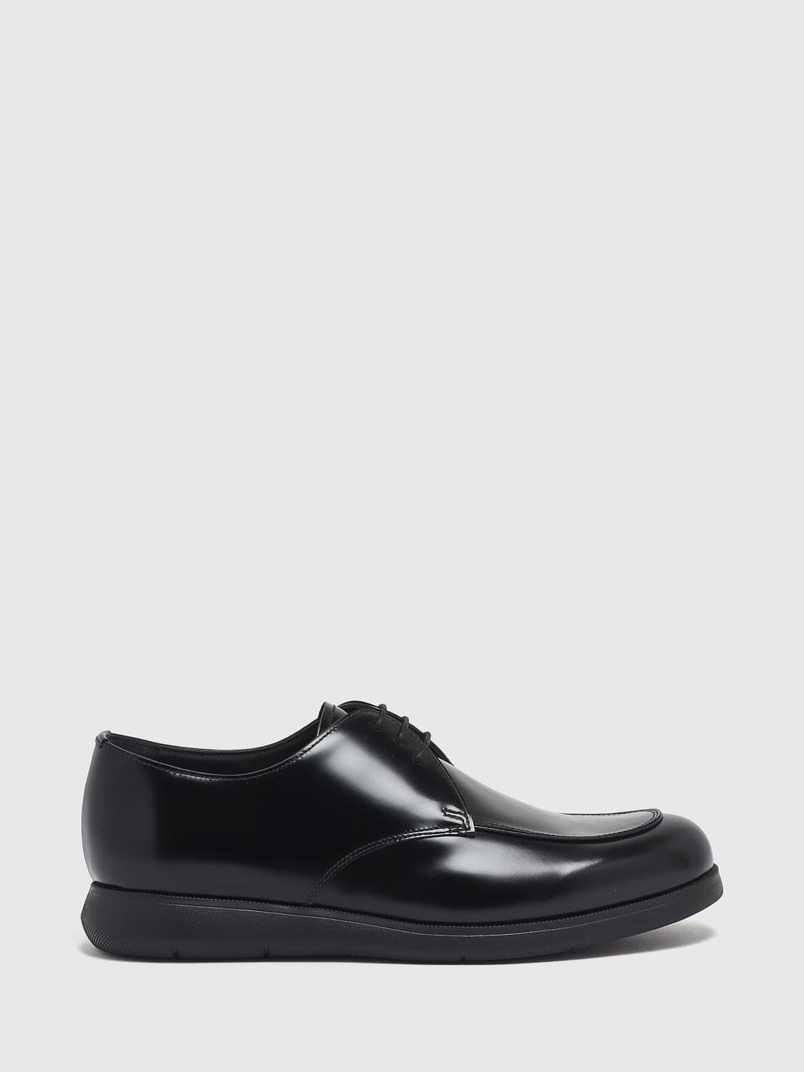 Church's Round Toe Brushed Calfskin Derby Shoes