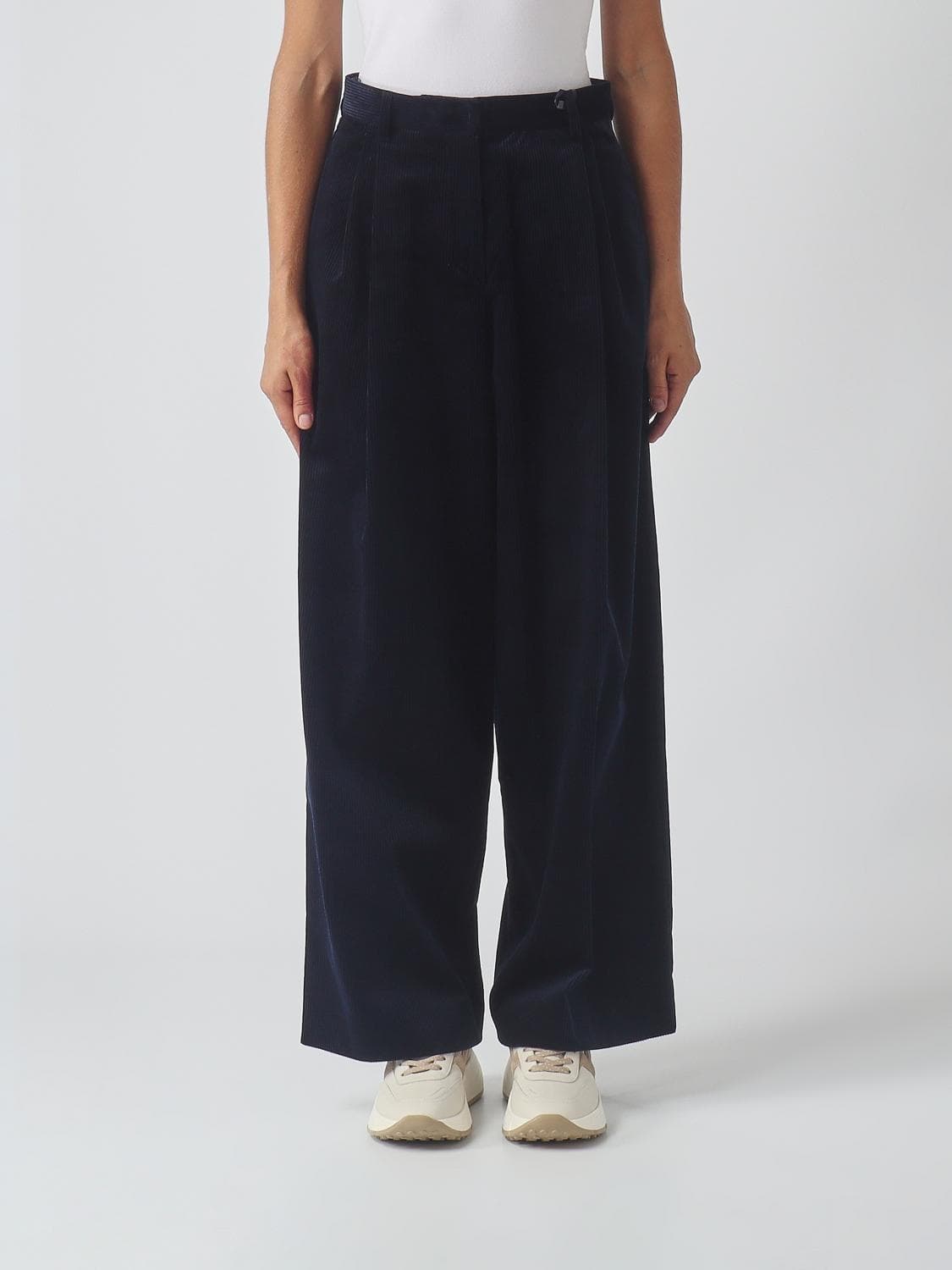 's Max Mara High-Waisted Wide-Leg Corduroy Trousers