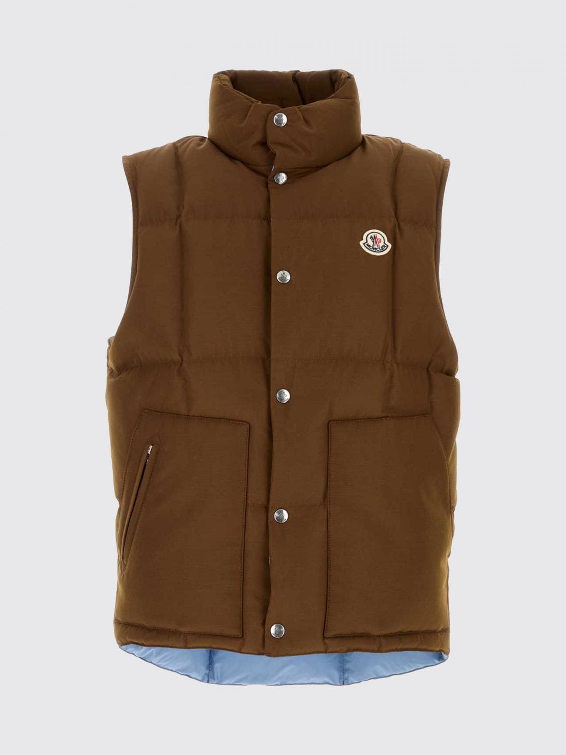 Moncler Suit Vest Men color Brown
