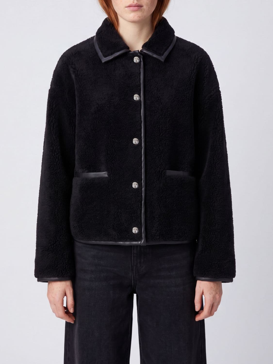 Anine Bing Jacket Woman color Black