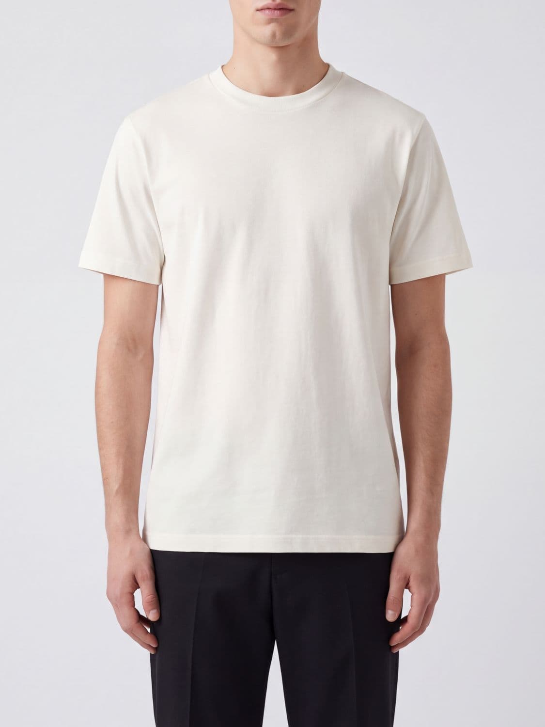 Entire Studios Crew-Neck Short-Sleeved T-Shirt in Pure Cotton