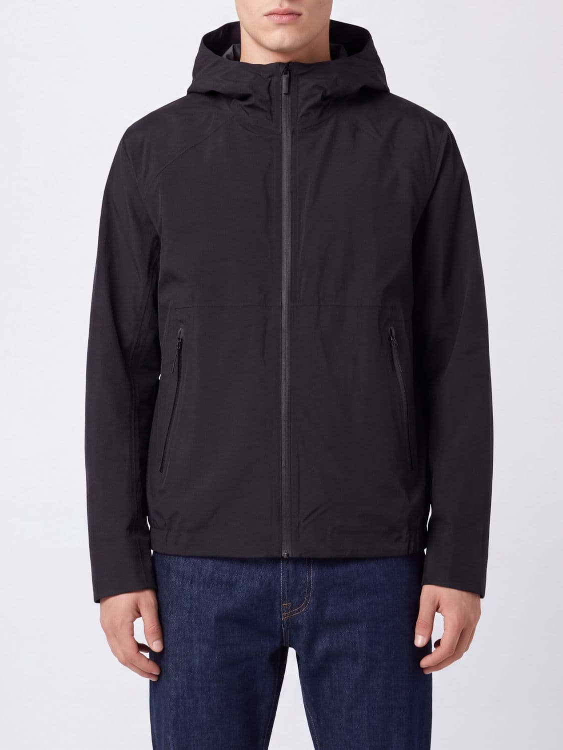 Veilance Secant Hooded Nylon Windbreaker Jacket with Zip Pockets