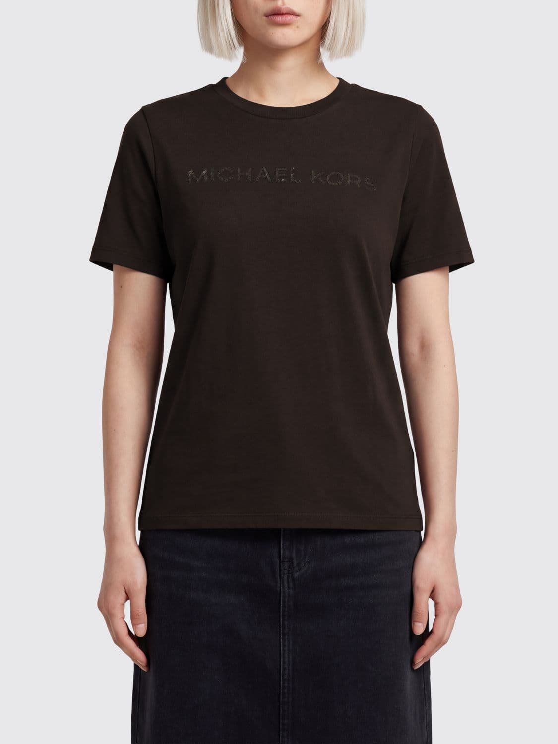 Michael Kors T-Shirt Woman color Brown