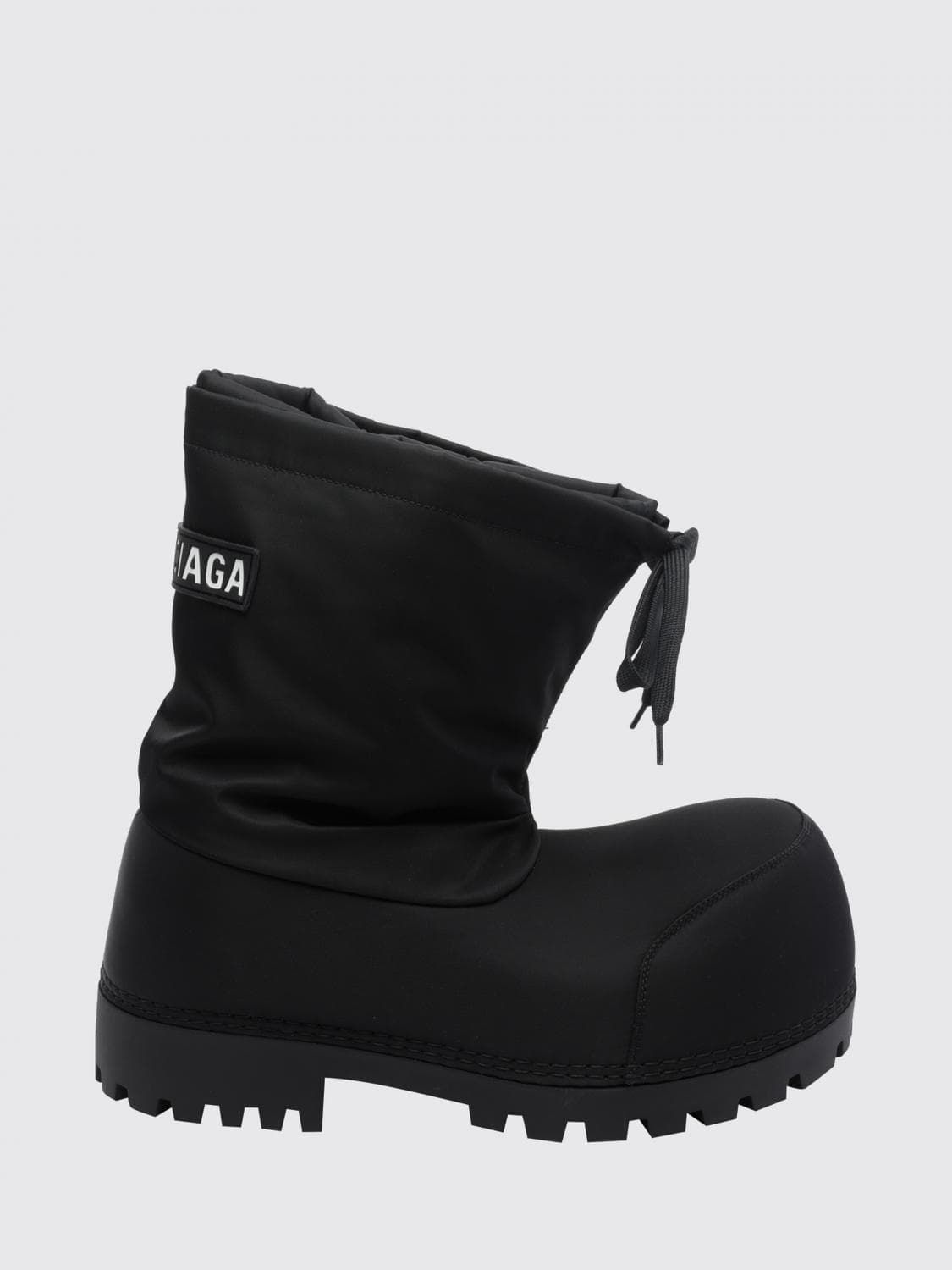 Balenciaga Alaska Outdoor Ankle Boots in Nylon with Notched Sole
