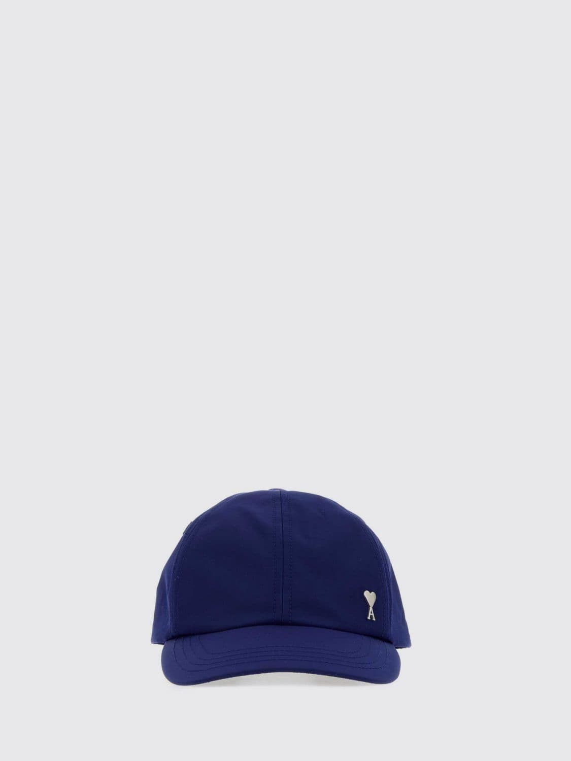 Ami Paris Contrast Logo Cotton Blend Baseball Cap
