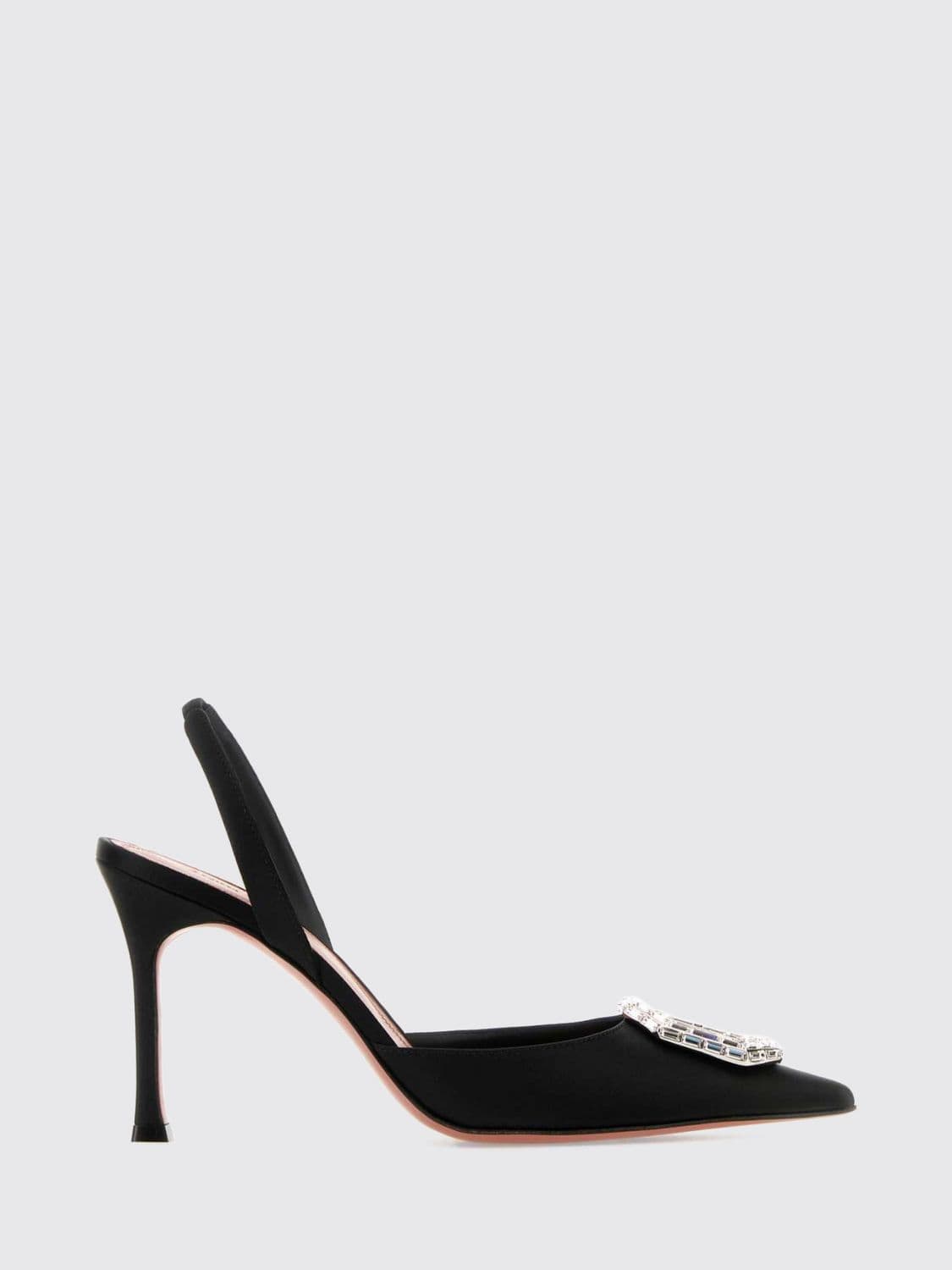 Amina Muaddi High Heel Shoes Woman color Black