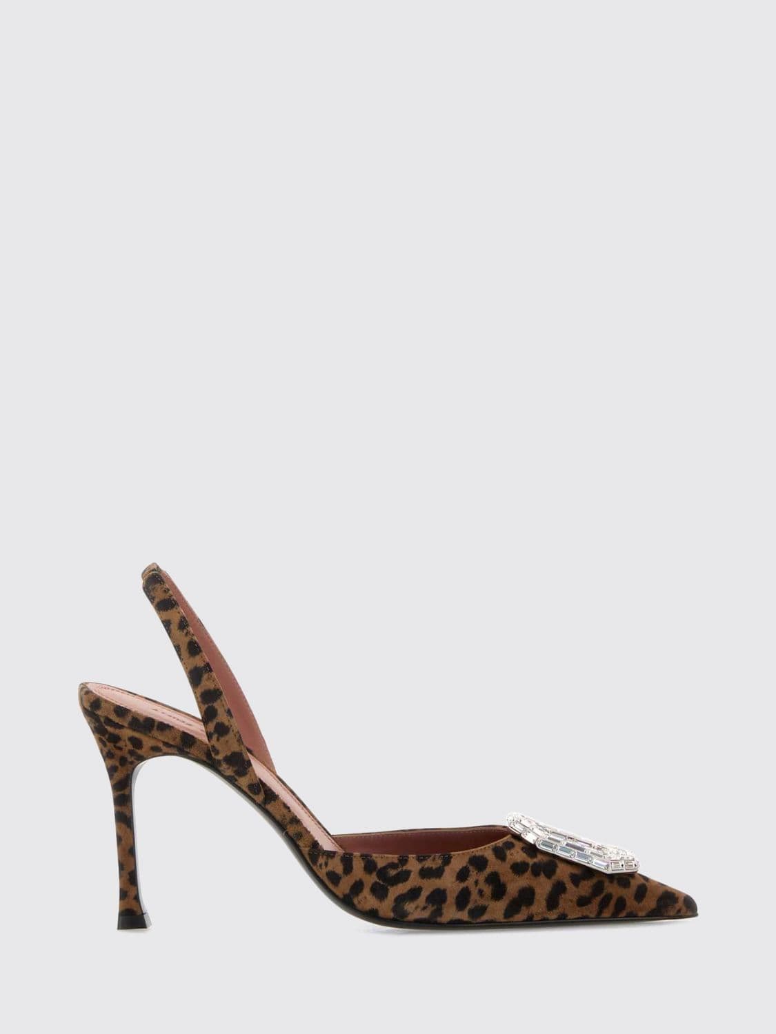 Amina Muaddi High Heel Shoes Woman color Multicolor