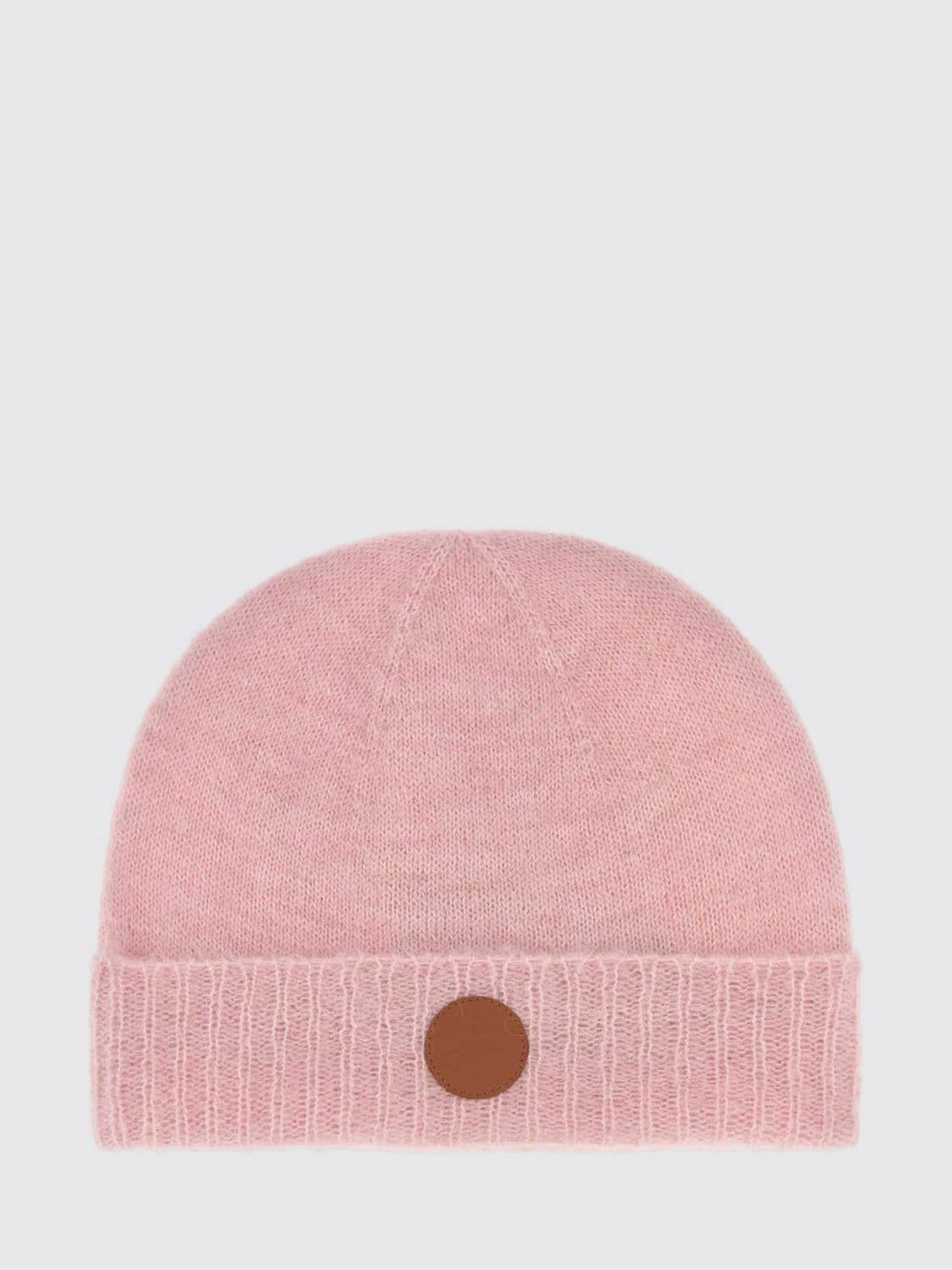 Vivienne Westwood Alpaca Wool Beanie with Applied Logo and Cuff