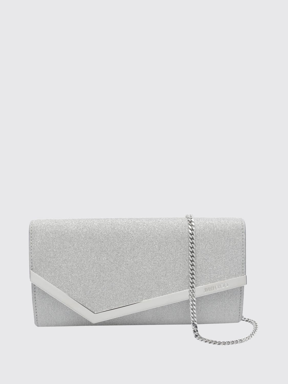Jimmy Choo Clutch Woman color Silver