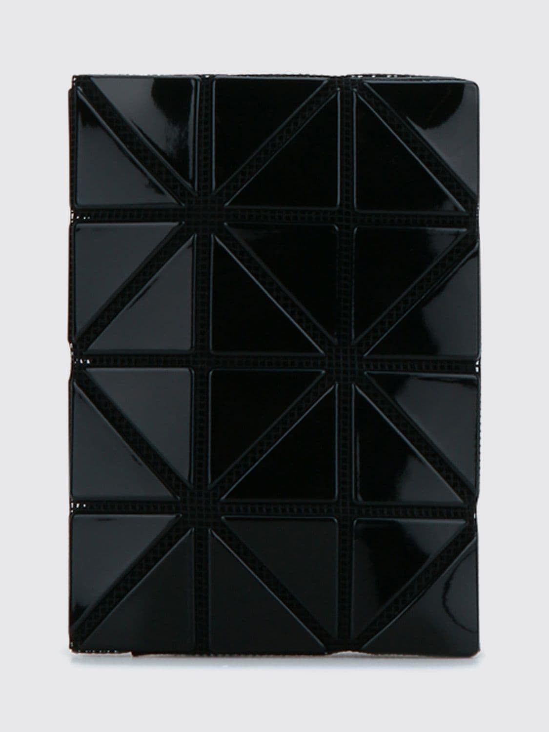 Bao Bao Issey Miyake PVC Mini Bag with Geometric Design and Flap Closure