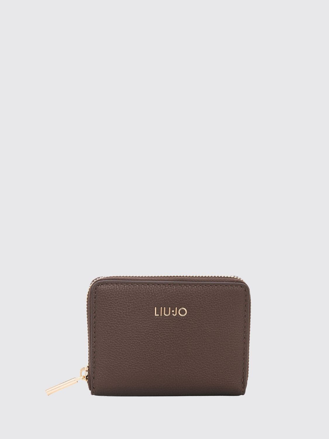 Liu Jo Continental Faux Leather Zip Wallet with Contrast Logo