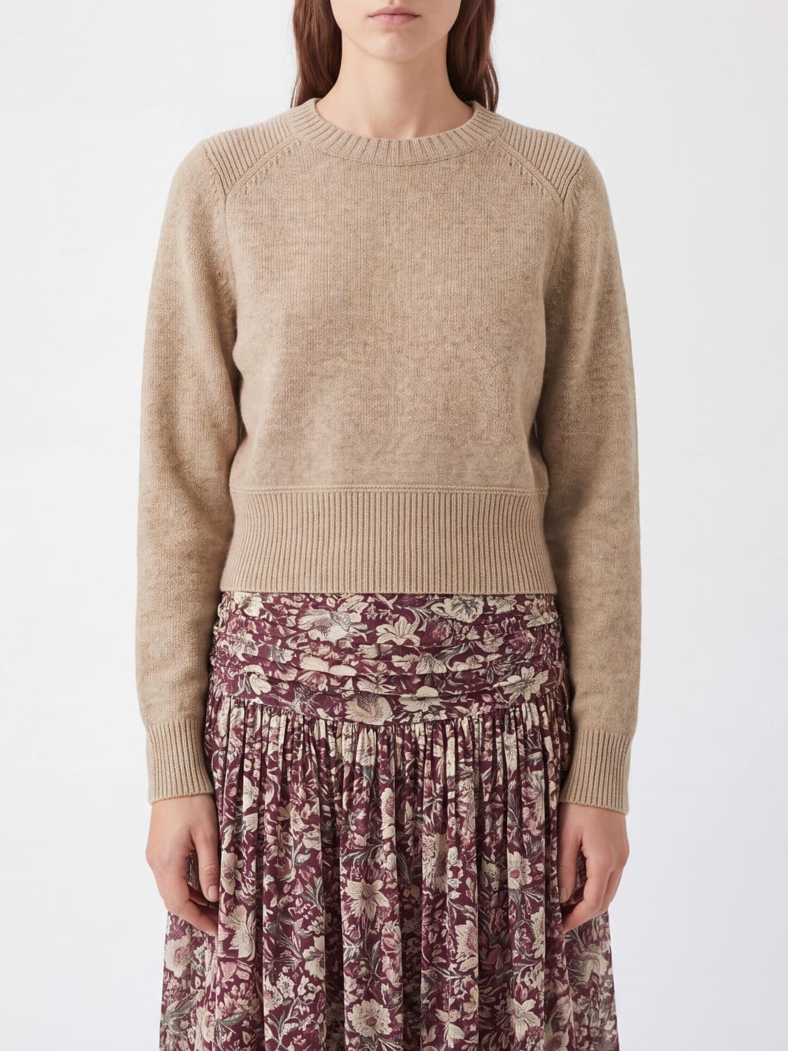 Isabel Marant Etoile Merino Wool and Cashmere-Blend Crewneck Jumper