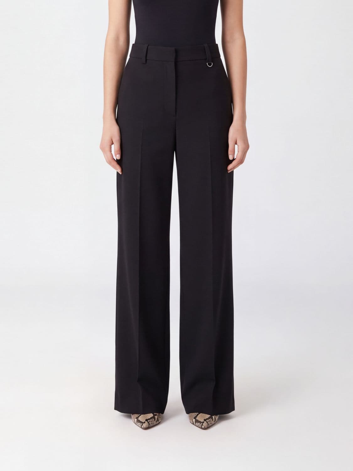 Isabel Marant Etoile High-Waisted Virgin Wool Wide-Leg Trousers