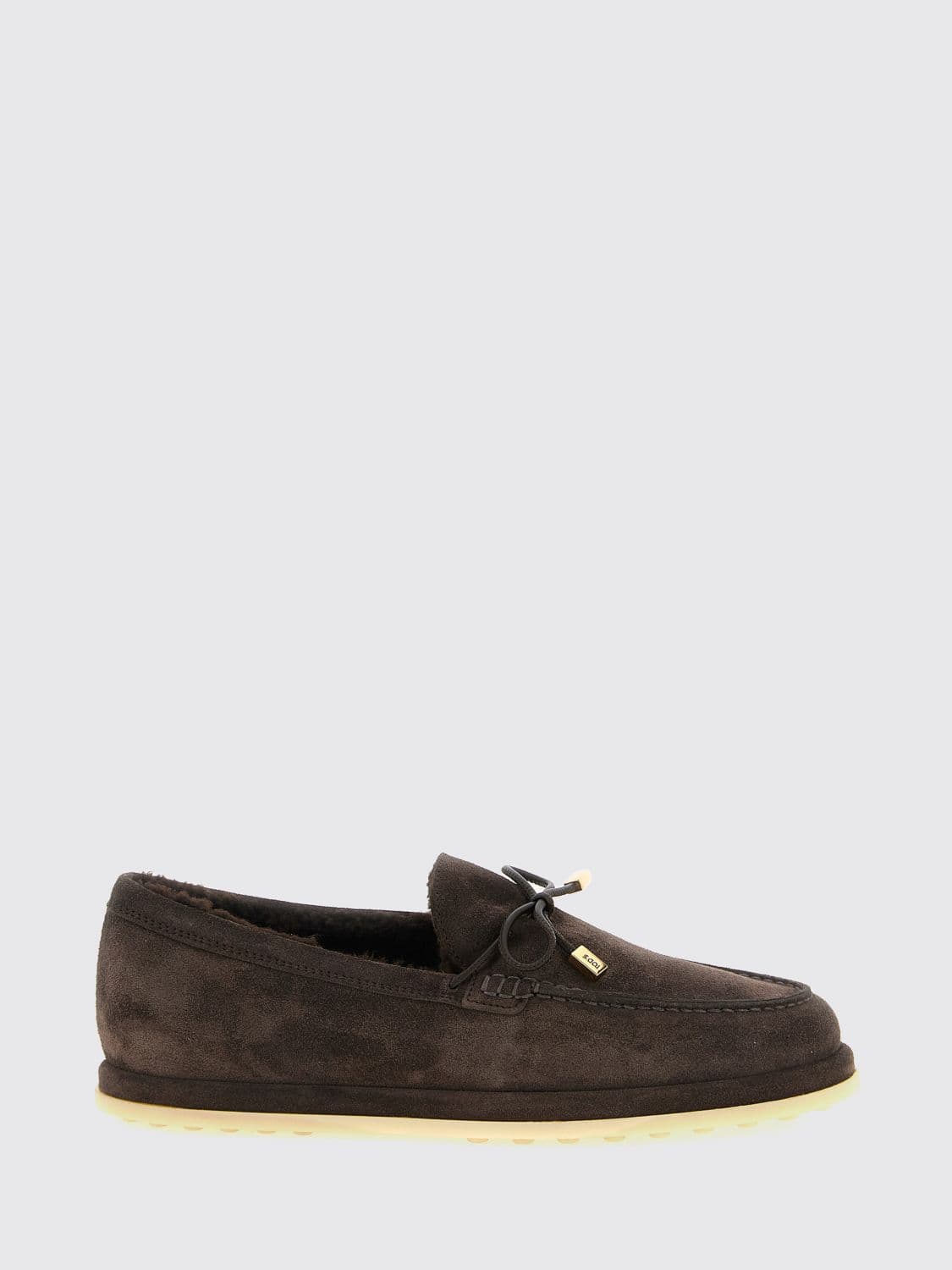 Tod's Suede Calfskin Loafers with Wool Lining and a Rubber Sole
