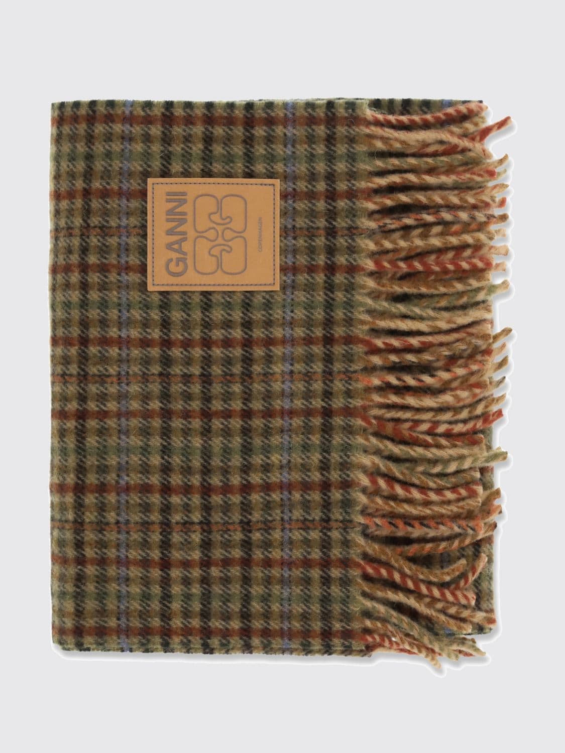 Ganni Scarf Woman color Multicolor