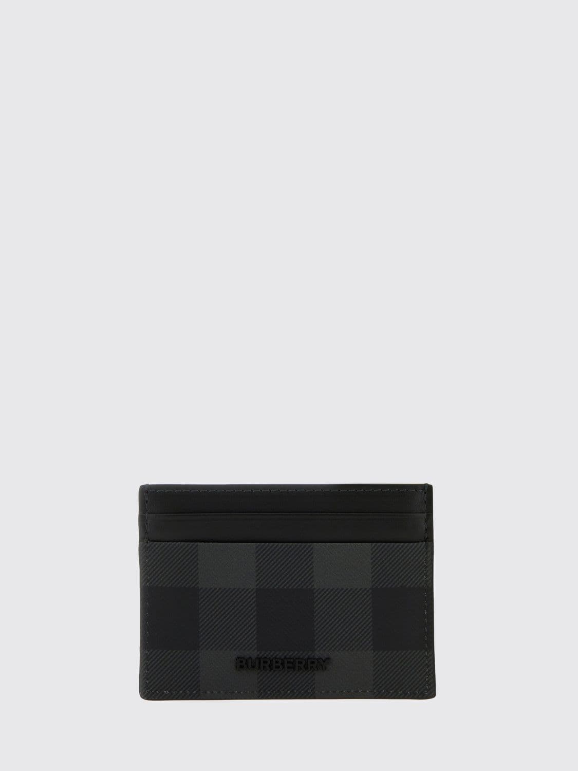 Burberry Wallet Men color Charcoal