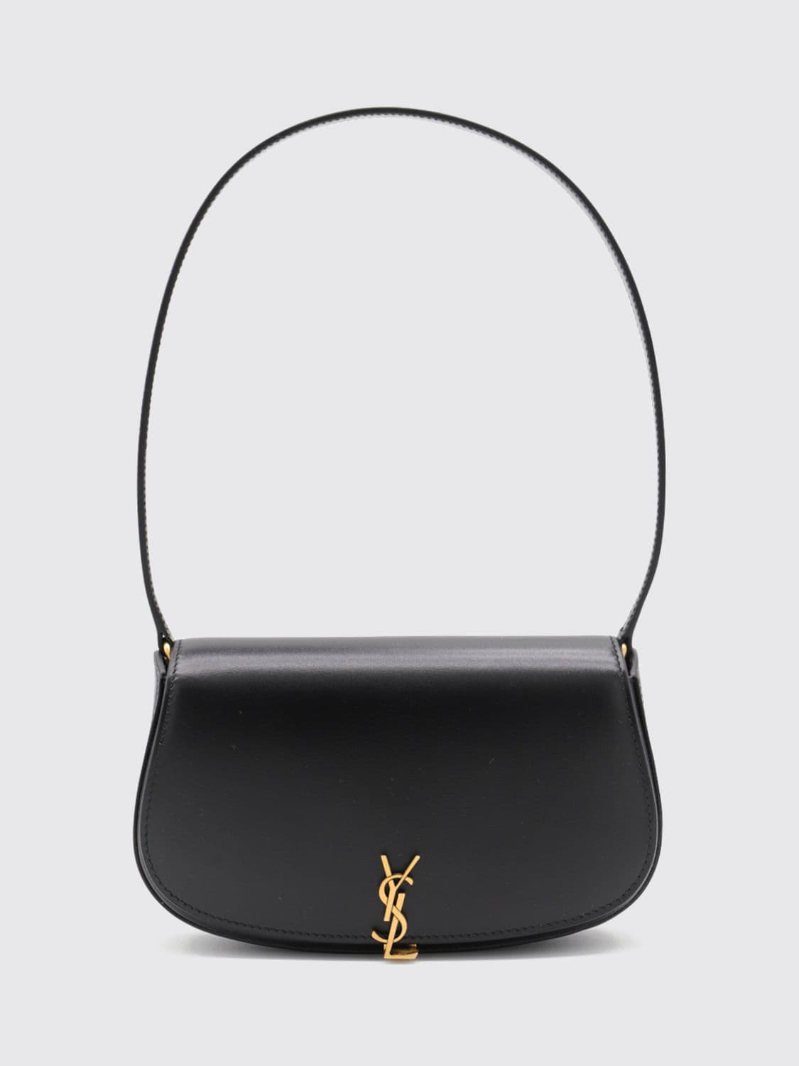 Saint Laurent Voltaire YSL Logo Calfskin Mini Shoulder Bag