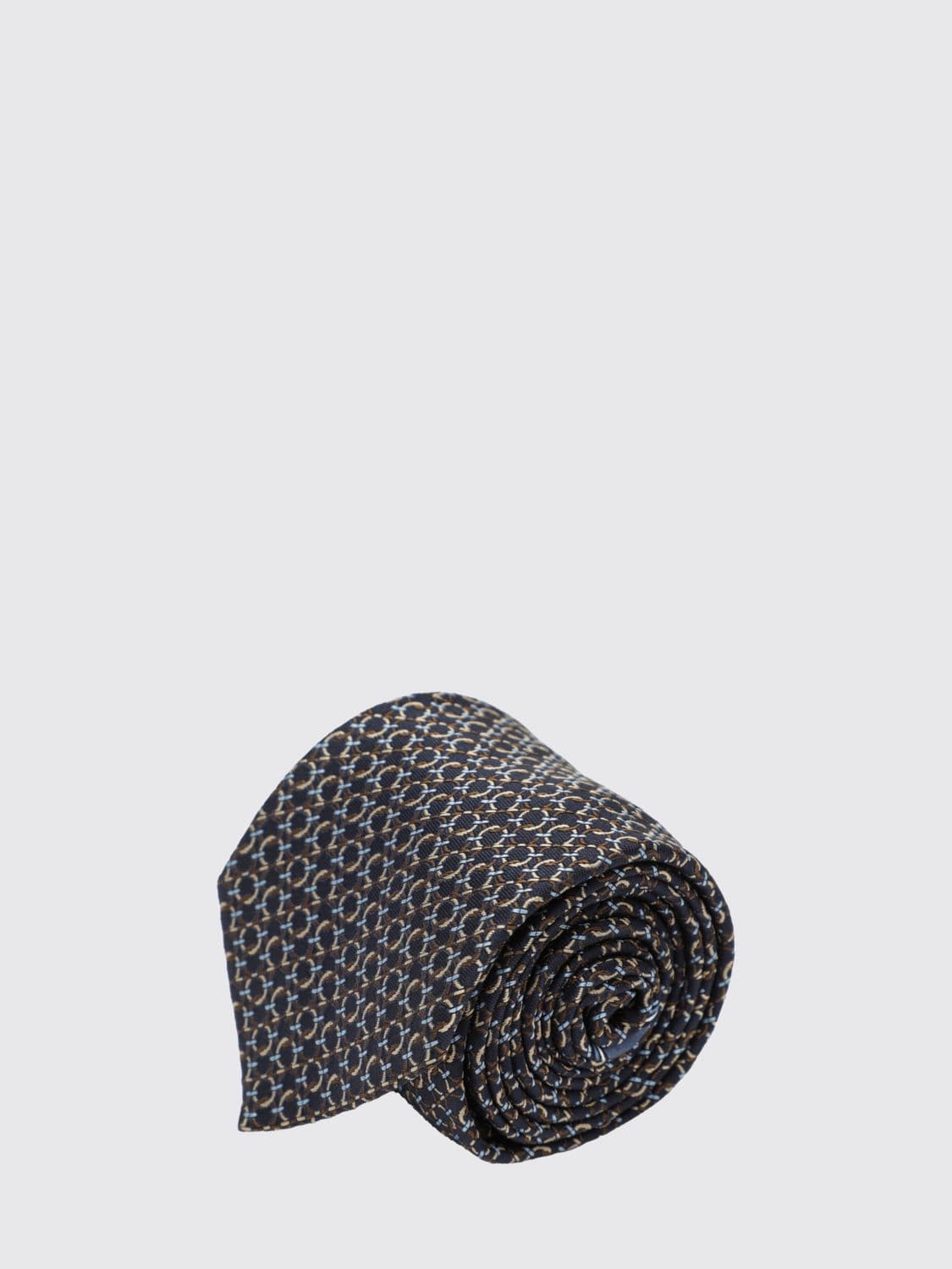 Ferragamo Tie Men color Brown