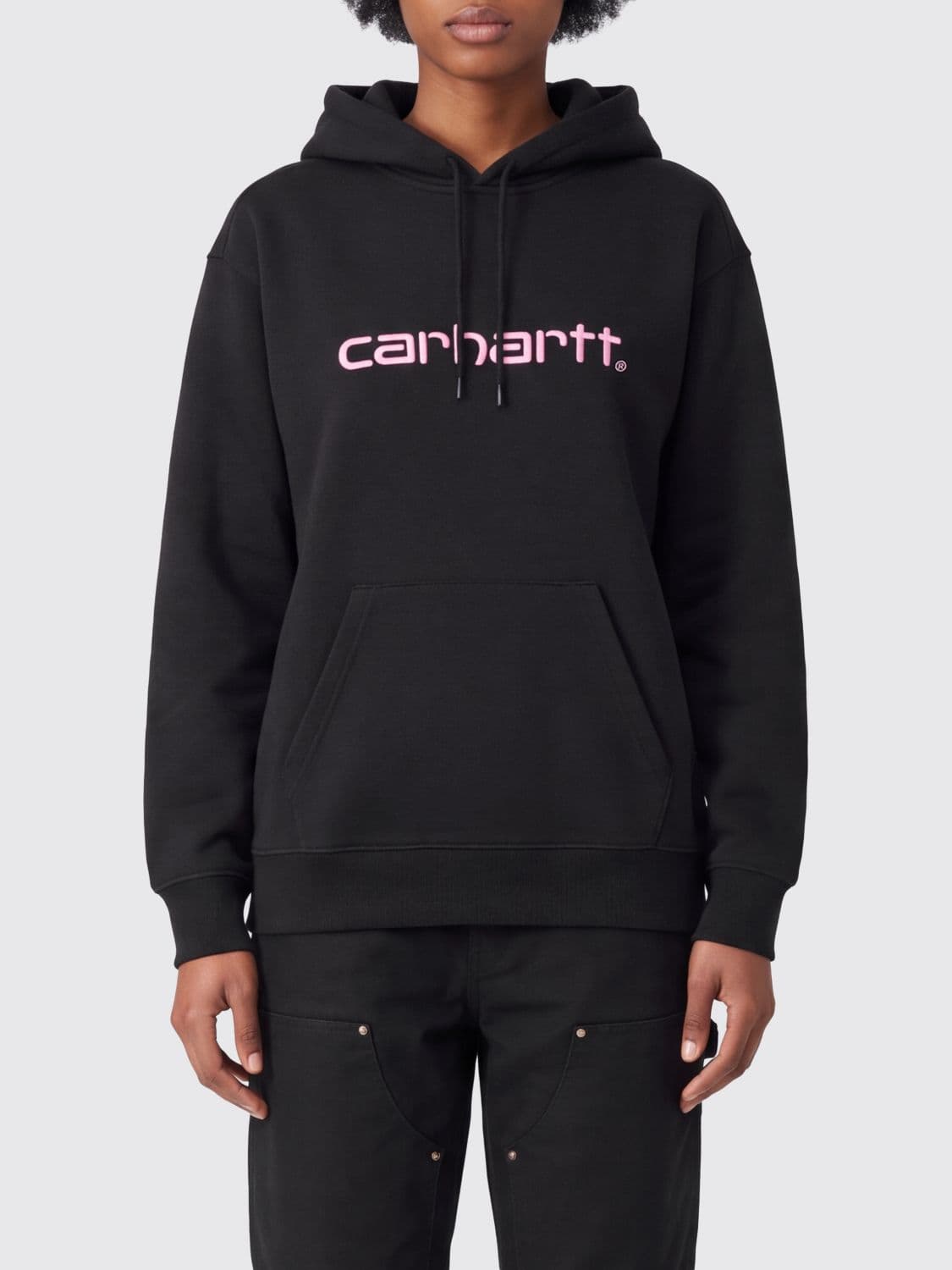 Carhartt Wip Relaxed Fit Cotton-Blend Logo Hoodie