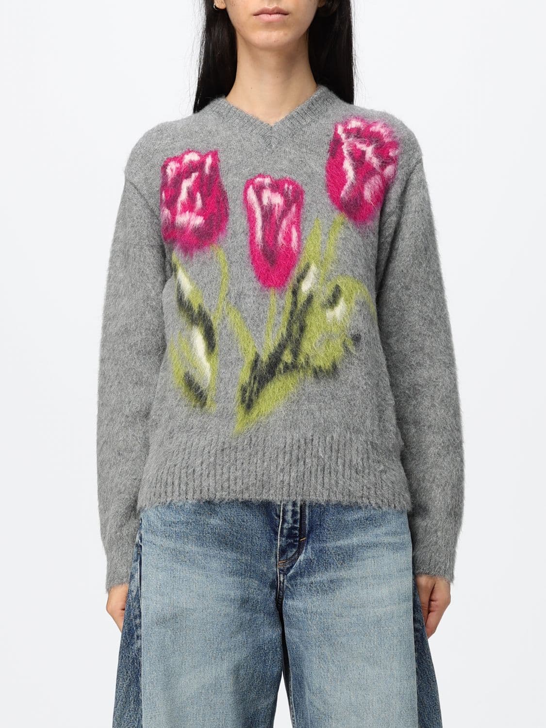 Maison Margiela Sweater Woman color Grey