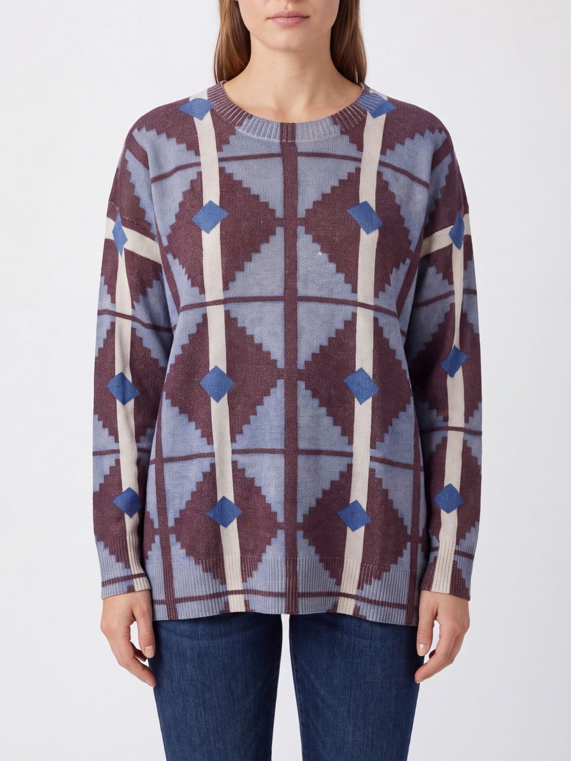 In Bed With You Sweater Woman color Multicolor