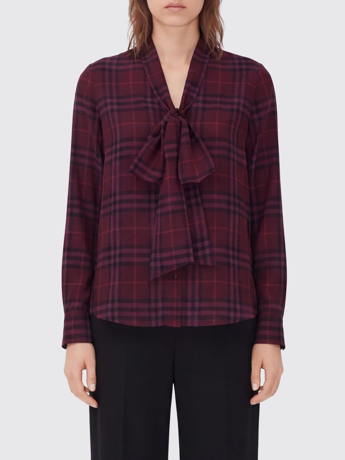 Burberry Shirt Woman color Violet