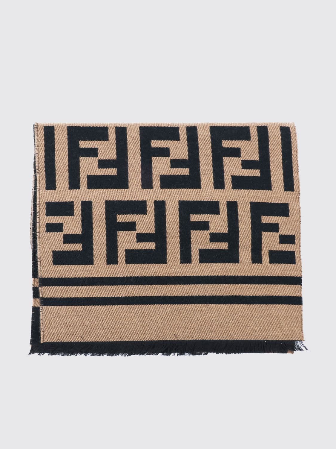 Fendi Scarf Woman color Camel