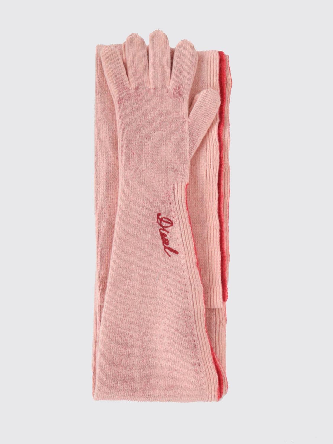 Diesel Gloves Woman color Red