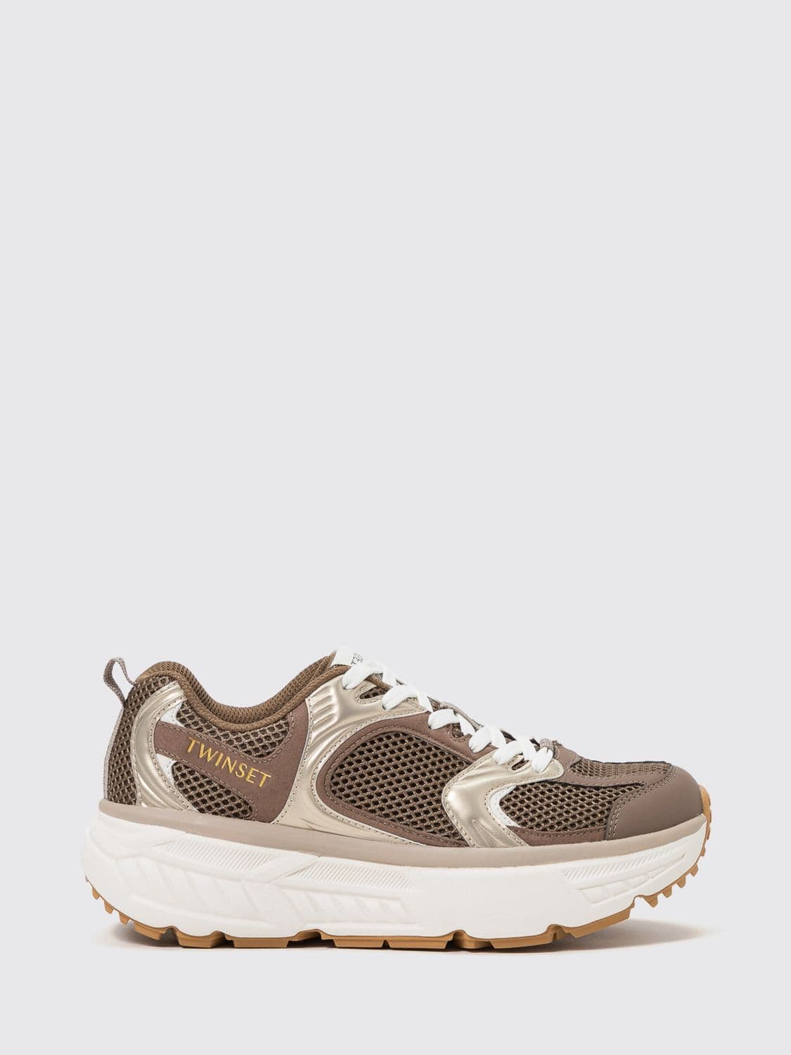 Twinset Sneakers Woman color Kaki
