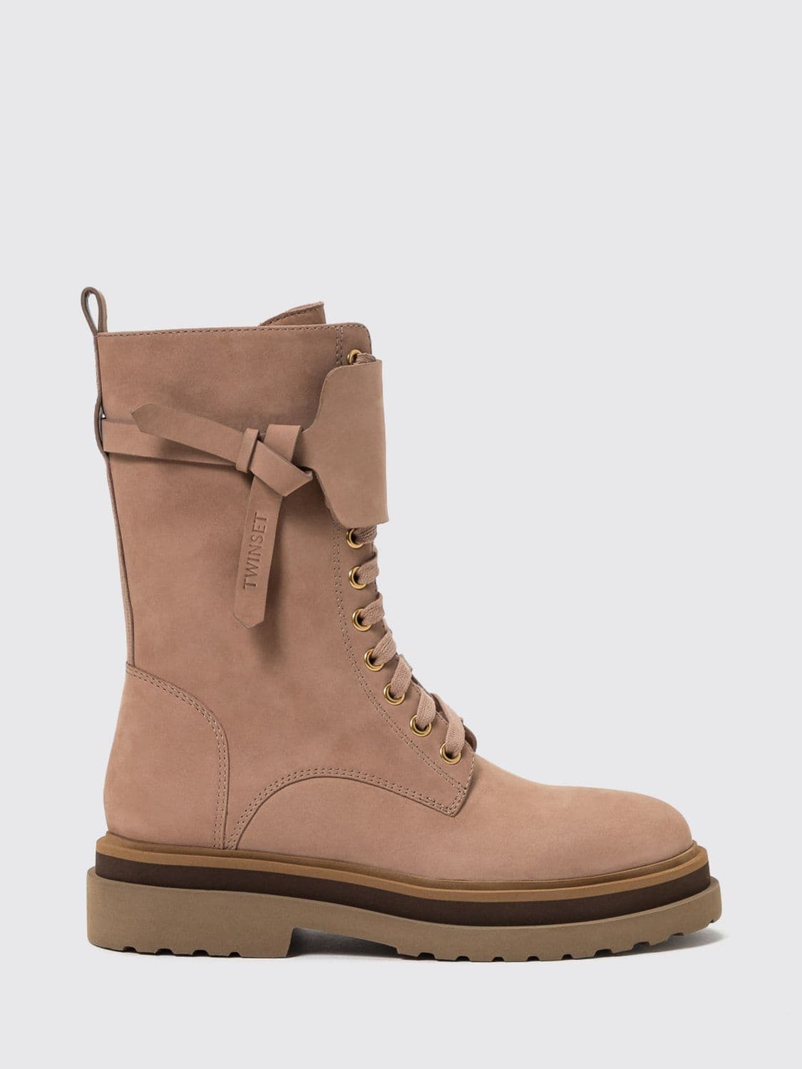 Twinset Boots Woman color Beige
