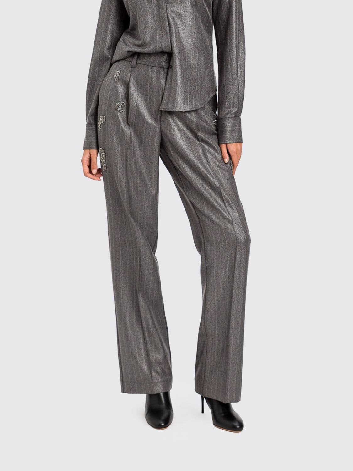 Actitude Twinset Pants Woman color Charcoal