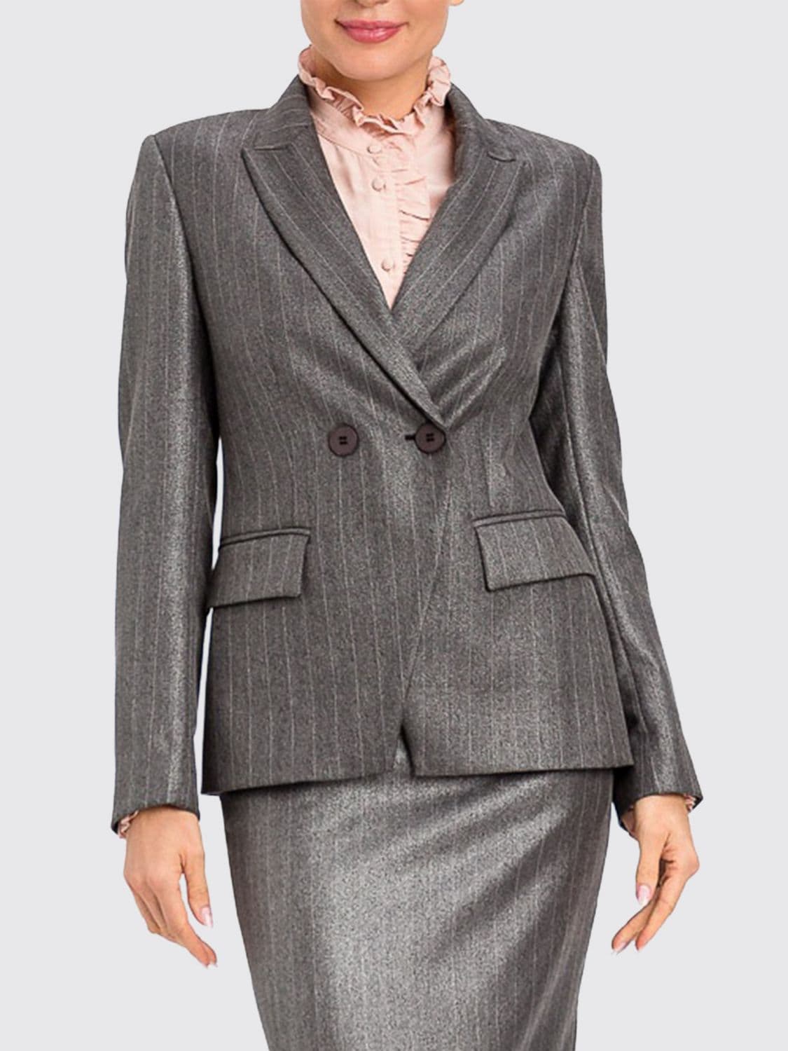 Actitude Twinset Jacket Woman color Charcoal