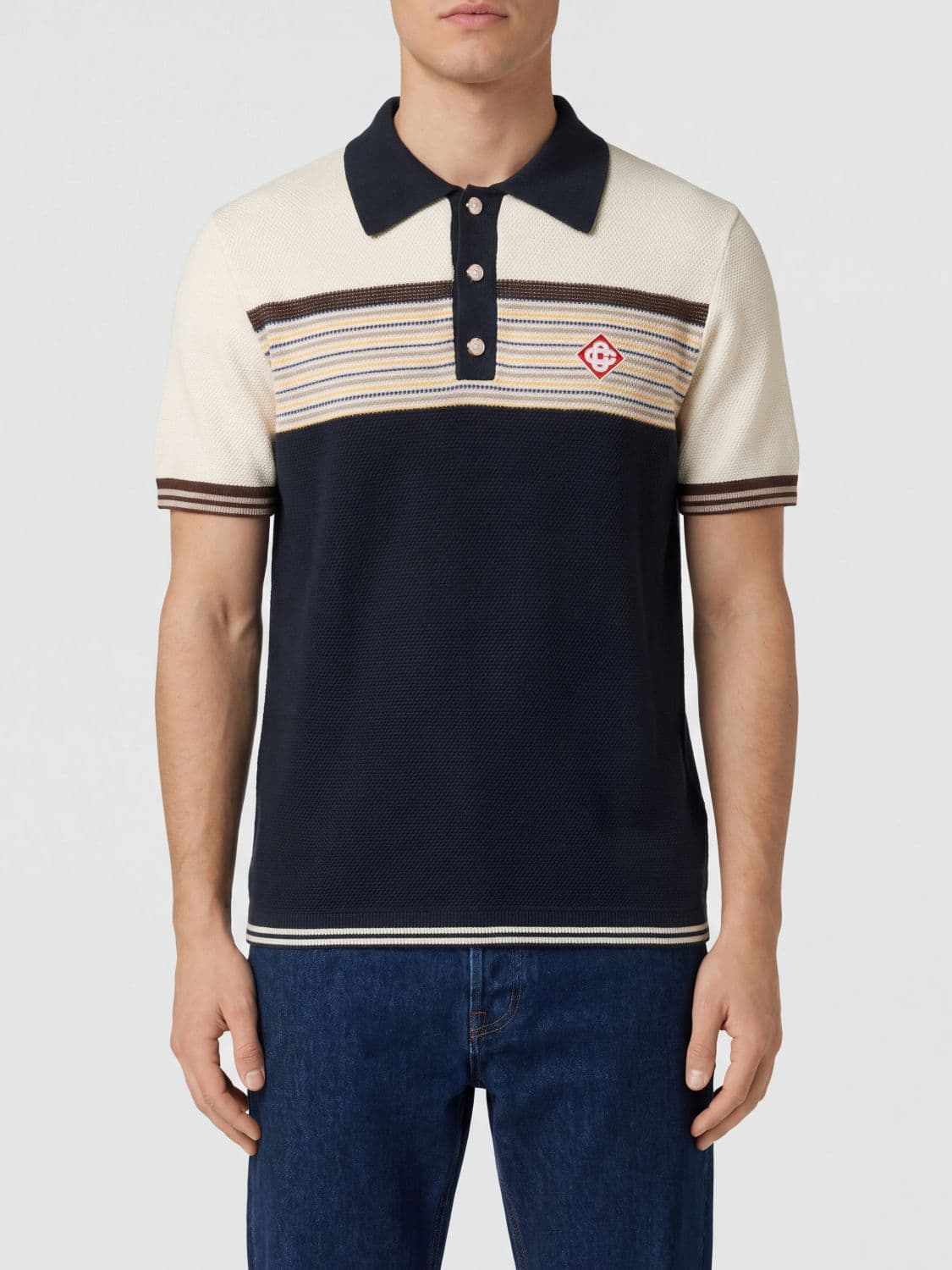 Casablanca Polo Shirt Men color White