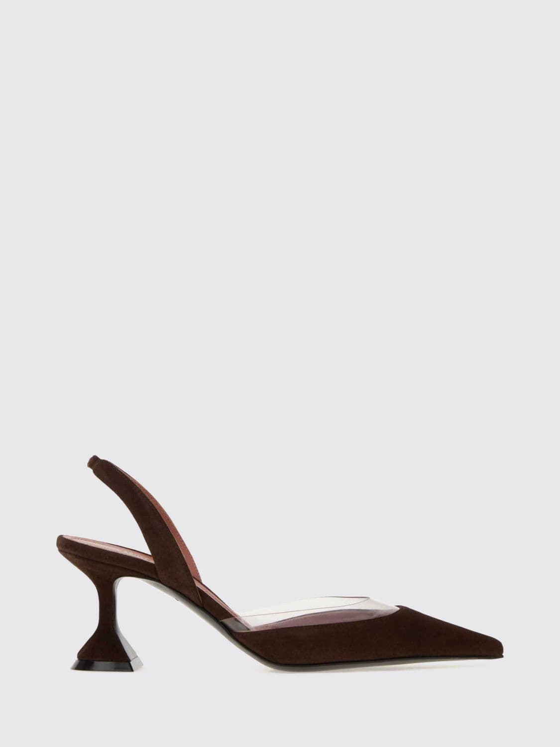 Amina Muaddi High Heel Shoes Woman color White