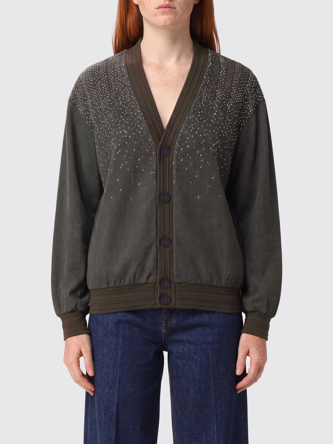 Golden Goose Sweater Woman color Grey