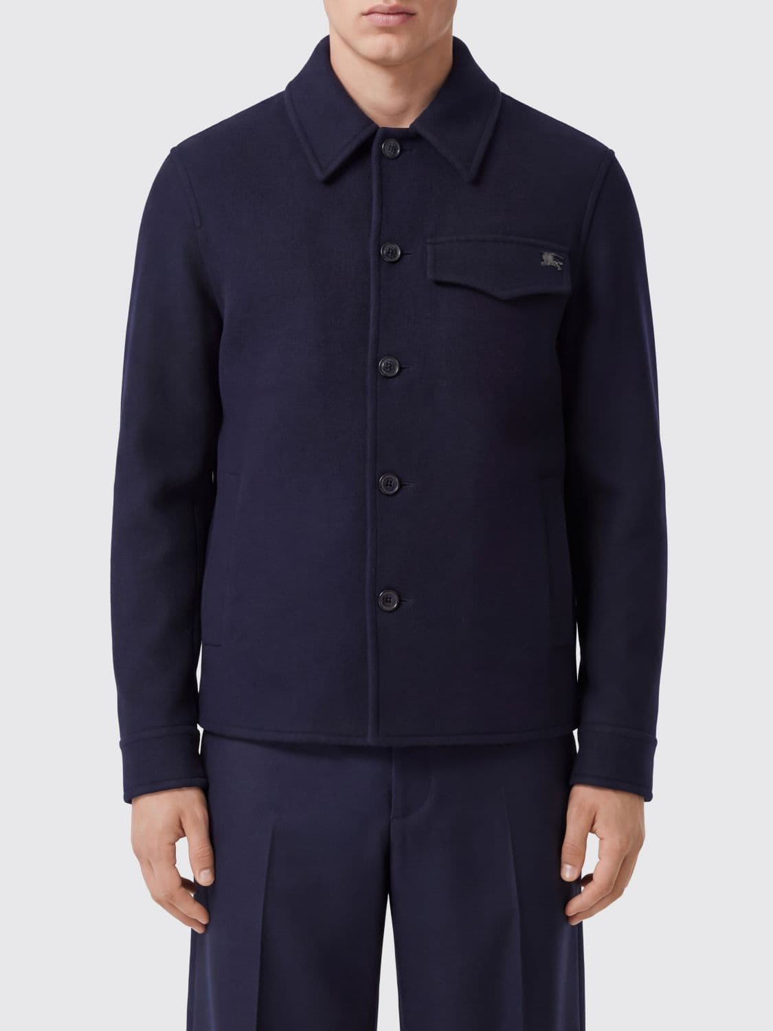 Burberry Jacket Men color Navy