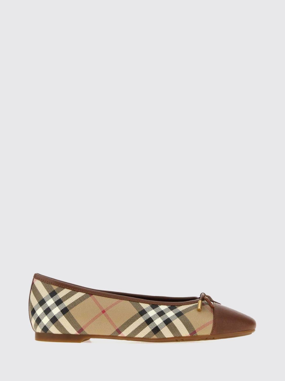 Burberry Ballet Flat Woman color Beige