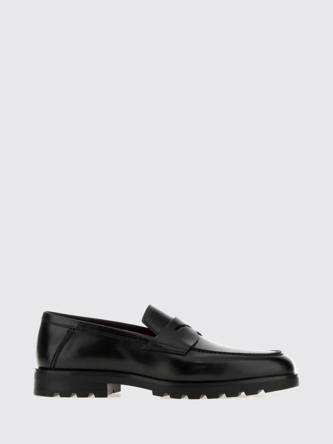 Santoni Loafers Men color Black