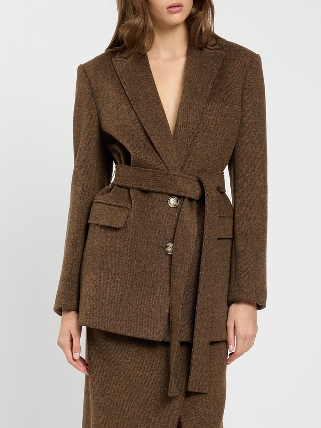 Twinset U & b Jacket Woman color Brown