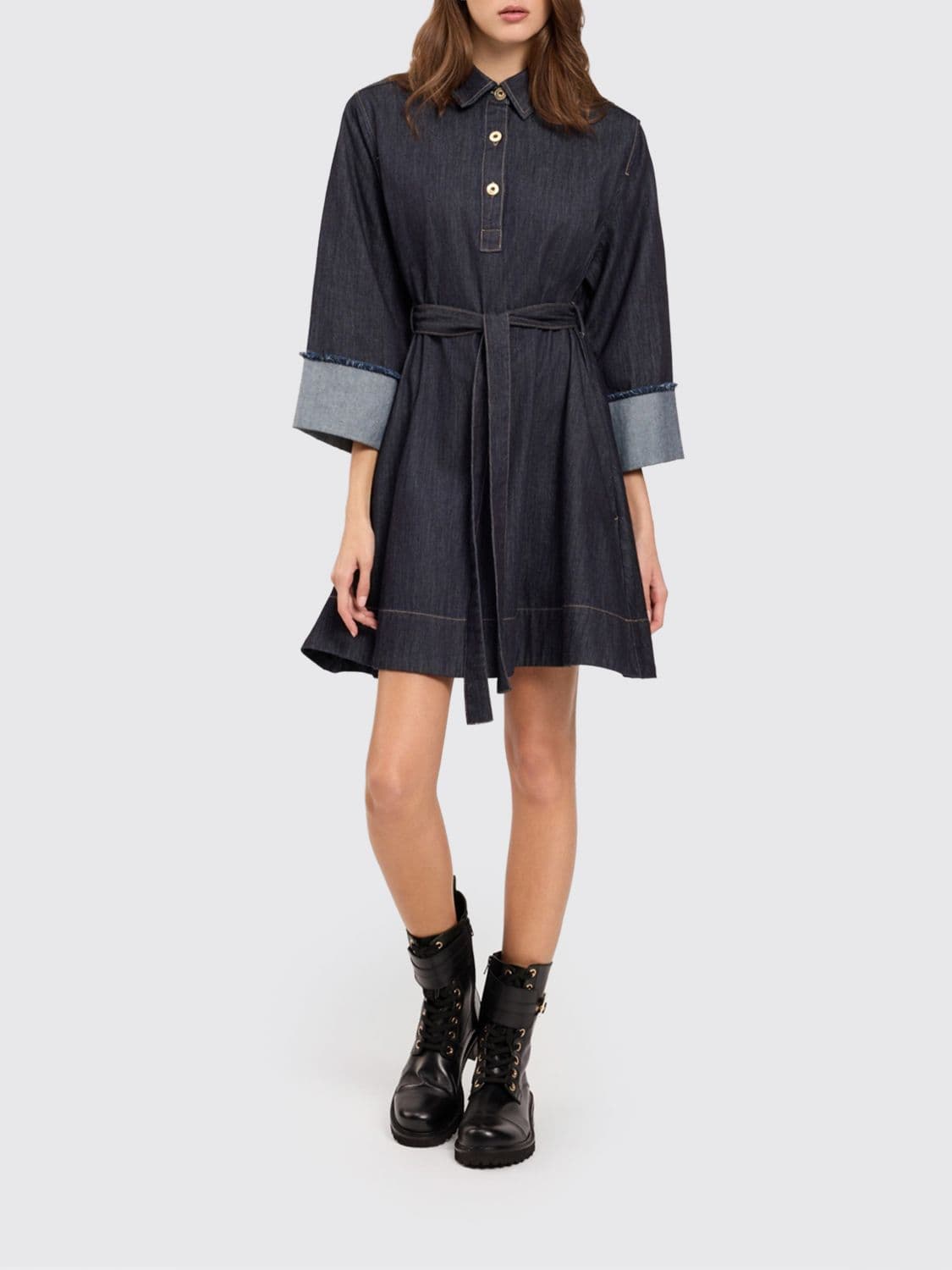 Twinset U & b Dress Woman color Indigo