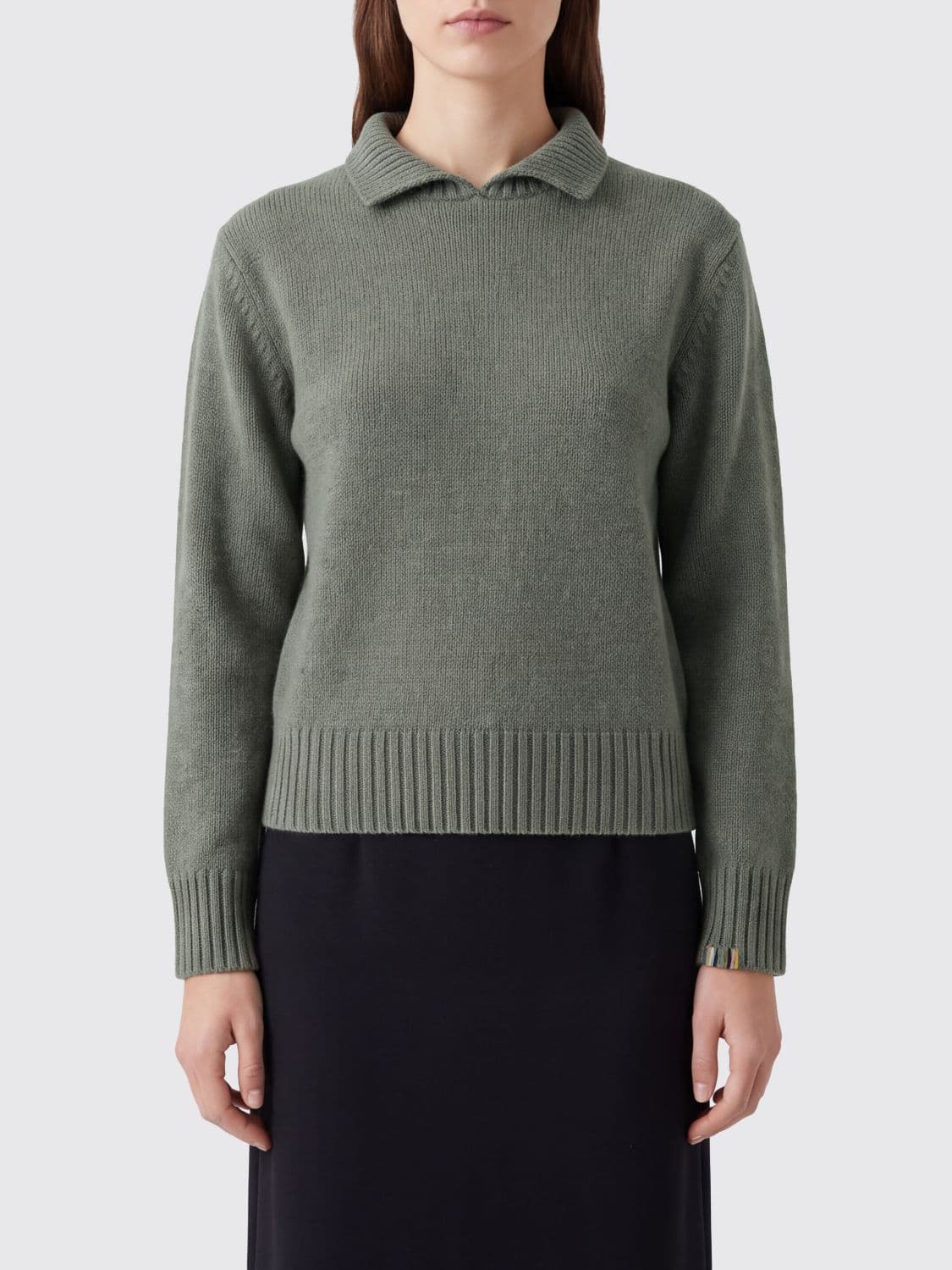 Extreme Cashmere 100% Cashmere Crew-Neck Jumper with Ribbed Trims