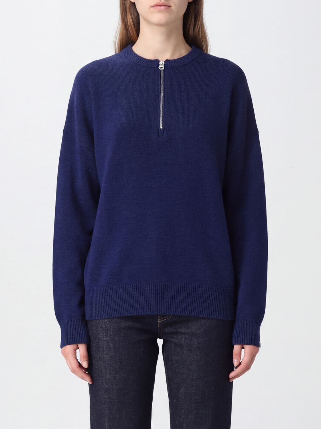 Extreme Cashmere Relaxed Fit Half-Zip Jumper in Cashmere Blend
