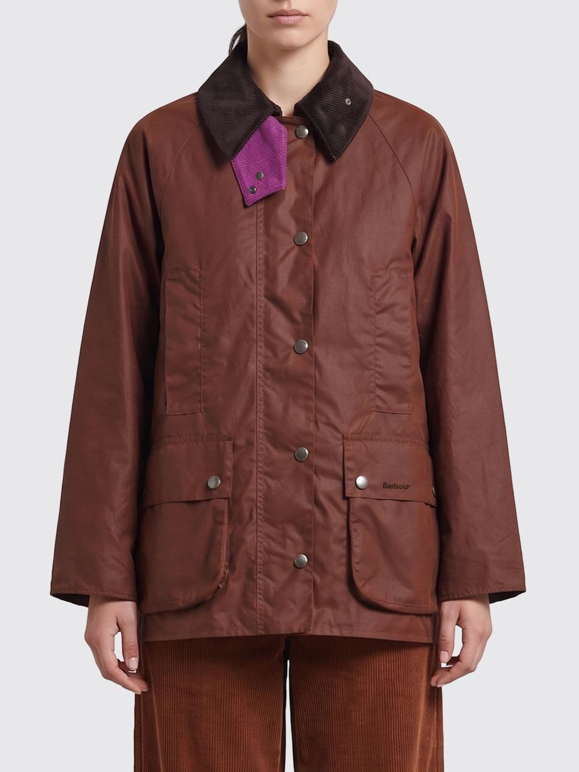 Barbour Coat Woman color Brown