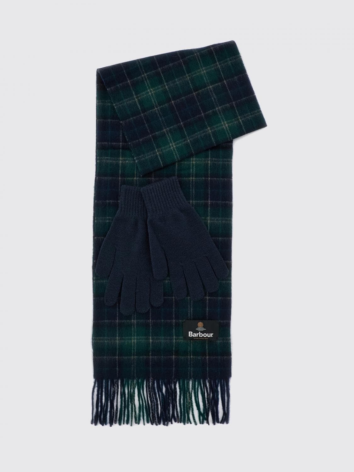 Barbour Scarf Men color Green