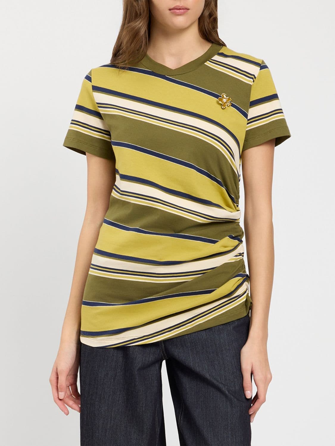 Twinset U & b T-Shirt Woman color Striped