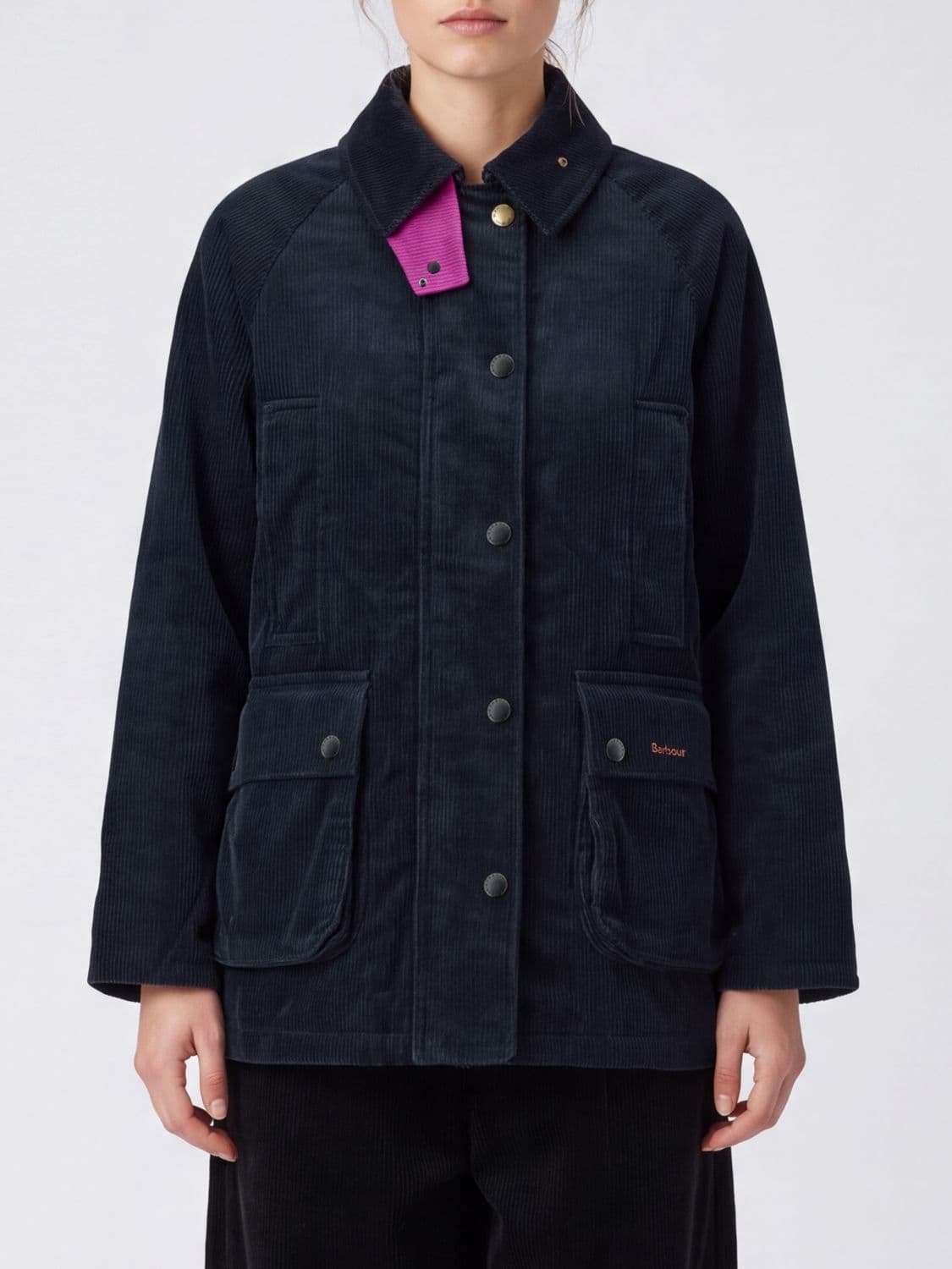 Barbour Coat Woman color Blue