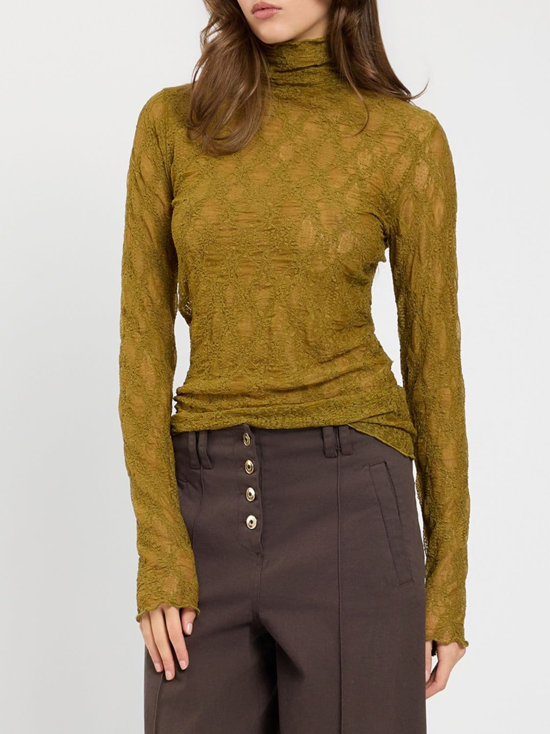 Twinset U & b Top Woman color Green