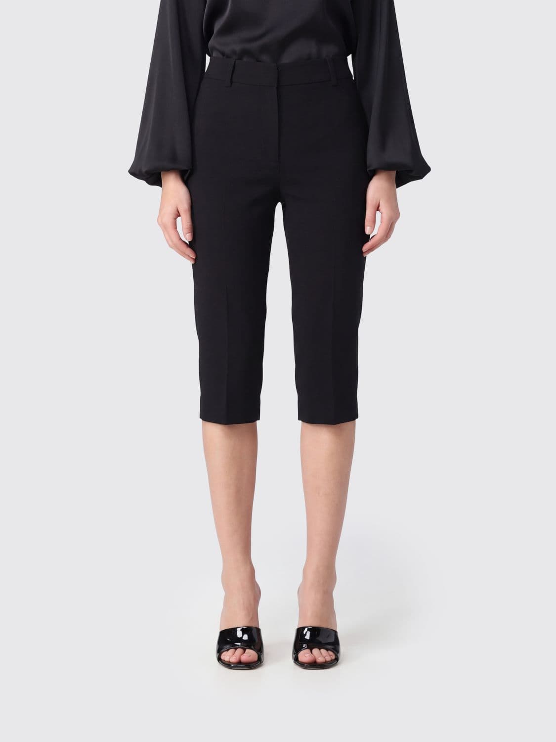 Magda Butrym Shorts Woman color Black