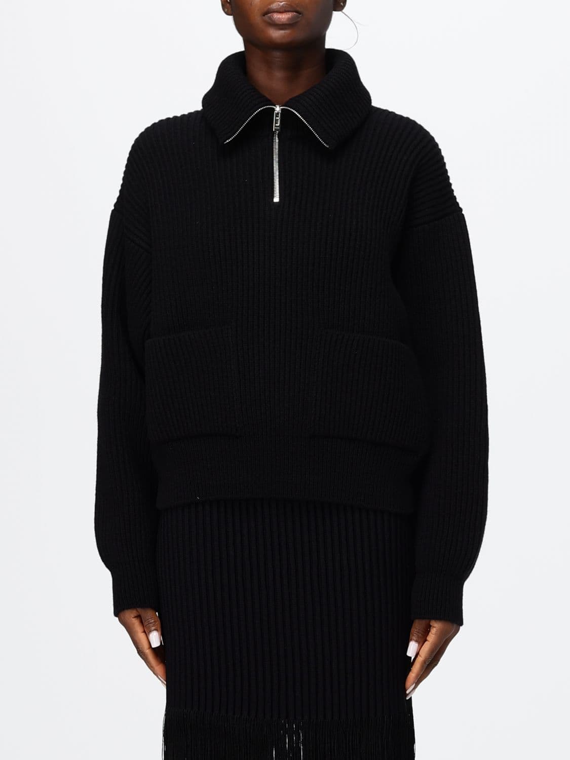 Alaïa Sweater Woman color Black