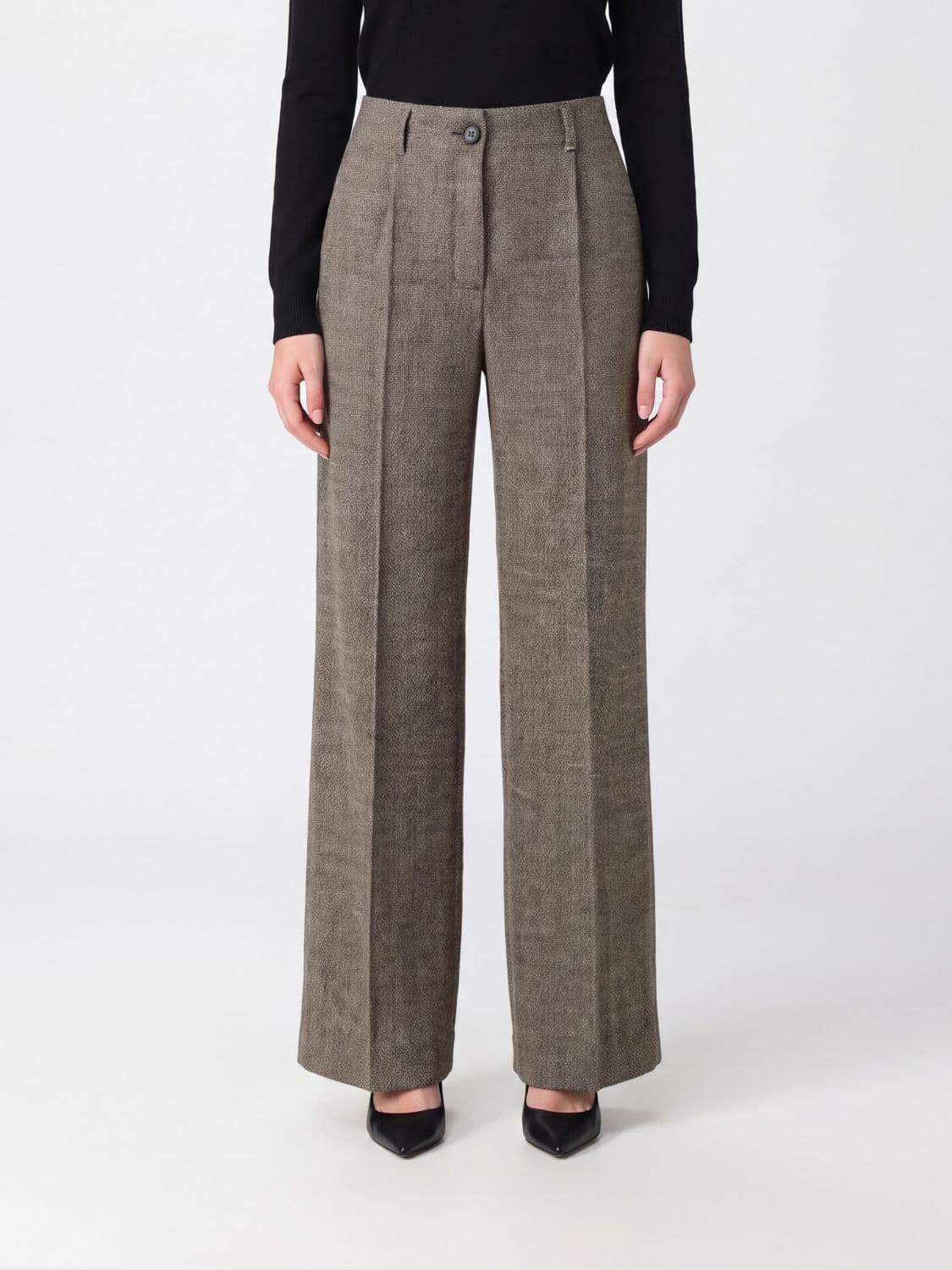 Tela High-Waisted Wide-Leg Virgin Wool Sartorial Trousers